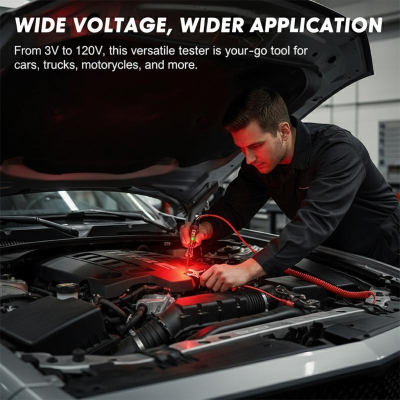 Tools Use In Workshop - 3V 120V Voltage Tester Pen Digital