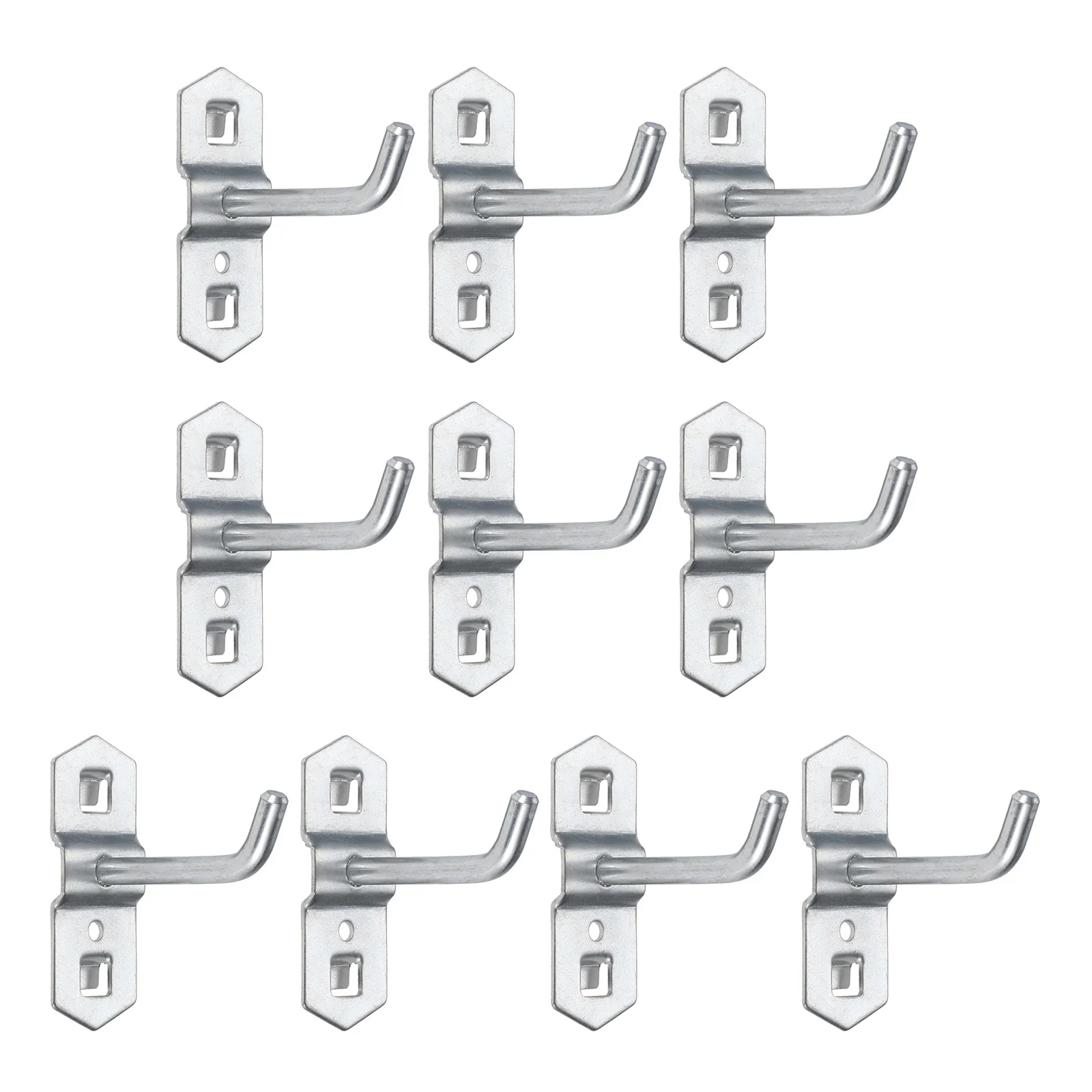Workshop Tools.Hanging Board - 10pcs/set Steel Hole Board Hooks 50mm/1.96Inch