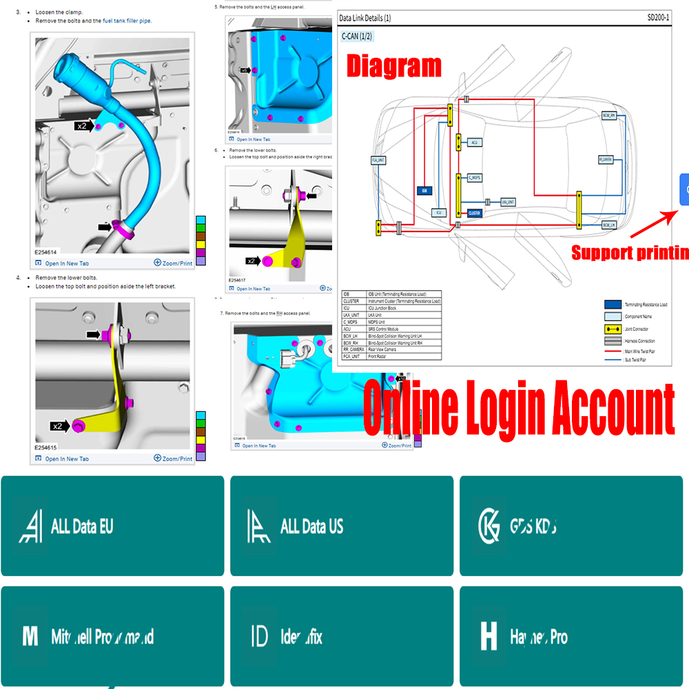 Workshop Tools Online - 2026 Alldata US EU Online Login