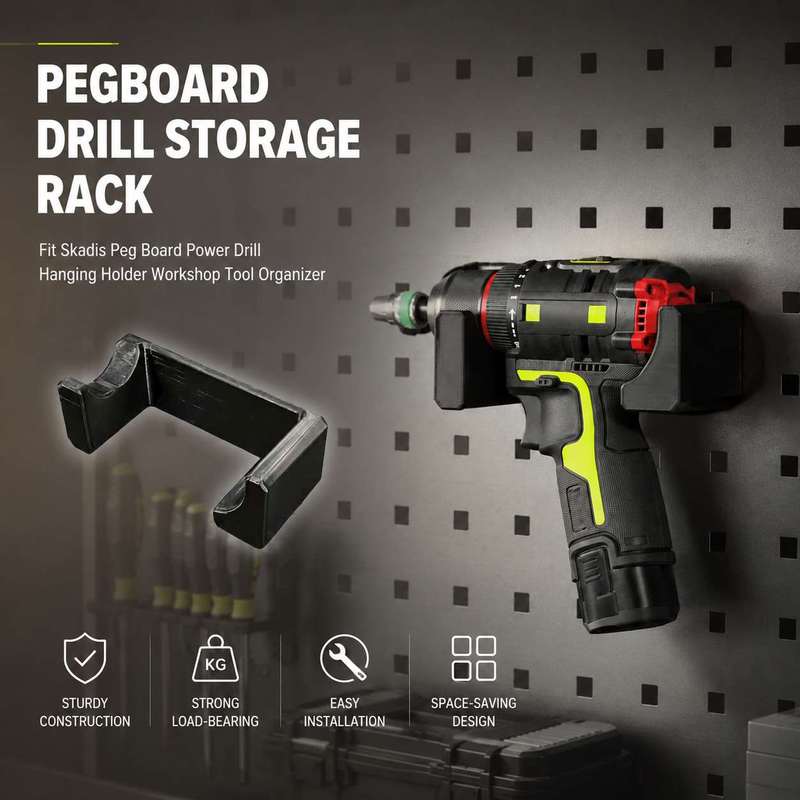 Pegboard Drill Storage Rack Fi - Workshop Tools.Hanging Board 评论和价格