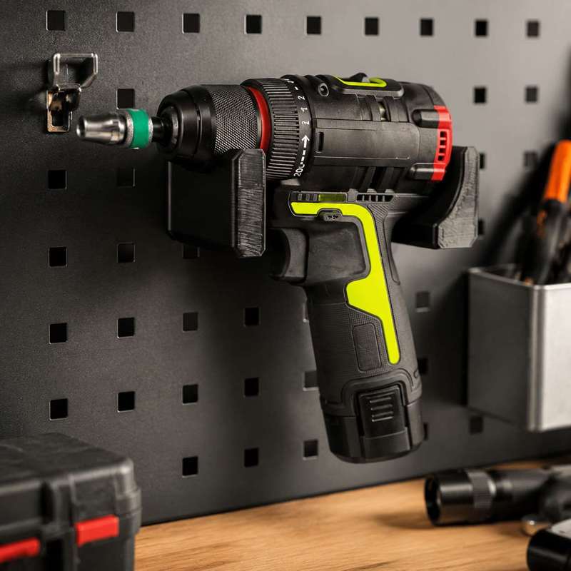 Pegboard Drill Storage Rack Fi - Workshop Tools.Hanging Board 评论和价格