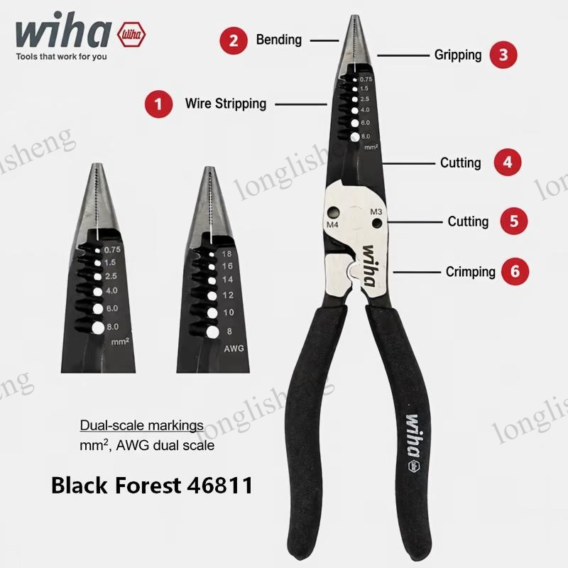 Wiha 46811 BlackForest 200mm 6 - Tools Vn 评论和价格