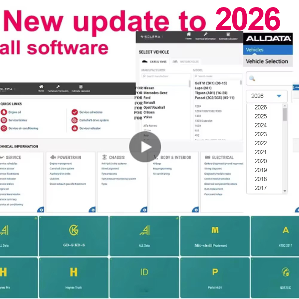 2026 Alldata Online Software A - Workshop Tools Online 评论和价格