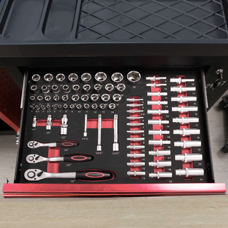 7 Drawer Tool Trolley With 273 - Tools In Mechanic Workshop 评论和价格