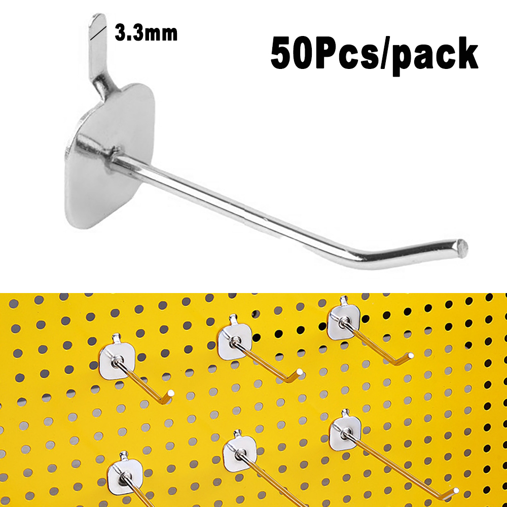 50Pcs 3.3mm Carbon Steel Pegs  - Workshop Tools.Hanging Board 评论和价格