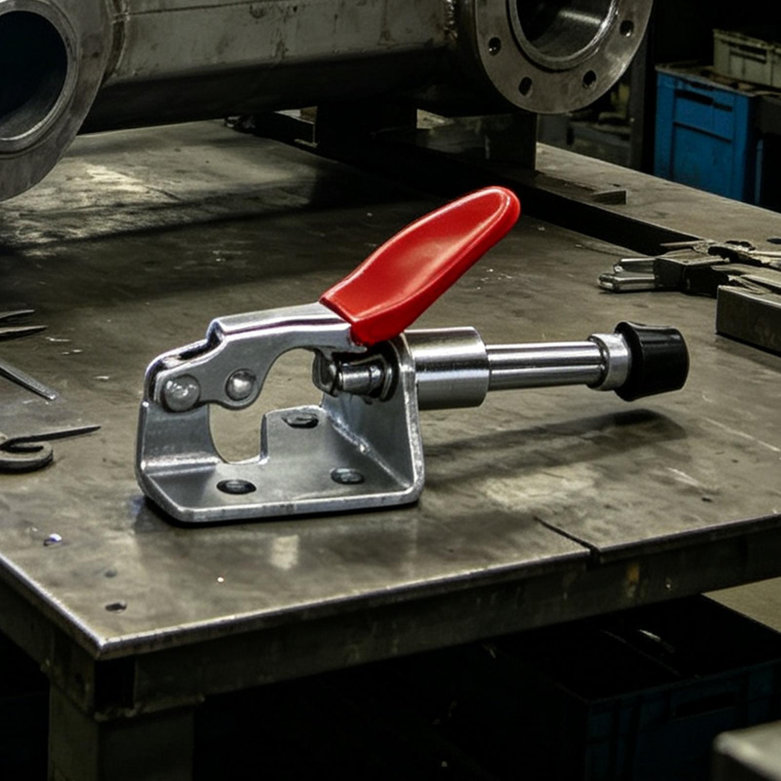 Horizontal Toggle Clamp 45kg H - Welding Tools In Workshop 评论和价格