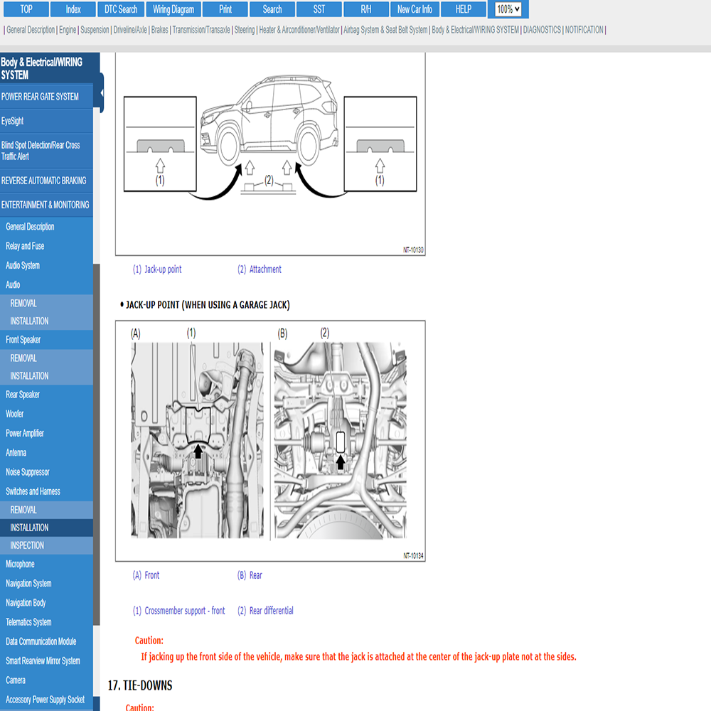 Online Account for Su-baru S-T - Workshop Tools Online 评论和价格