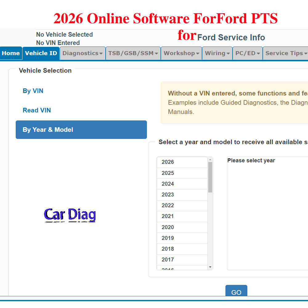 2026 Online Software for Ford  - Workshop Tools Online 评论和价格