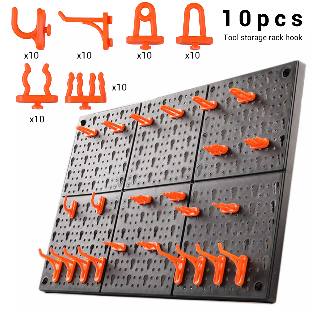 10pc Wall-Mounted Hardware Too - Workshop Tools.Hanging Board 评论和价格
