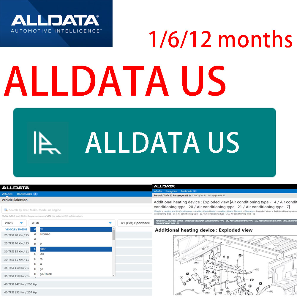 Newest Alldata US Full Version - Workshop Tools Online 评论和价格