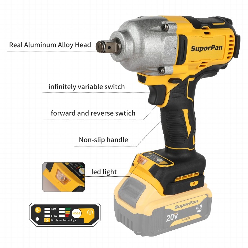 High Torque Cordless Impact Wr - Tools Use In Workshop 评论和价格